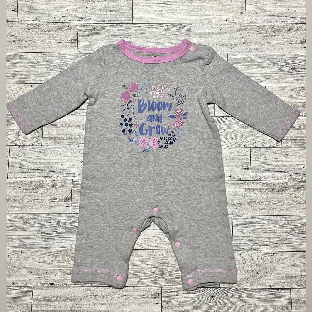 Lamaze Organic Cotton Baby Girl One Piece Romper Size 3 Months